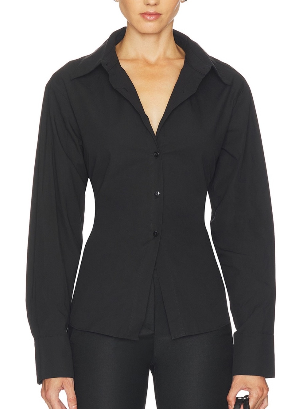 Tie Back Button Up